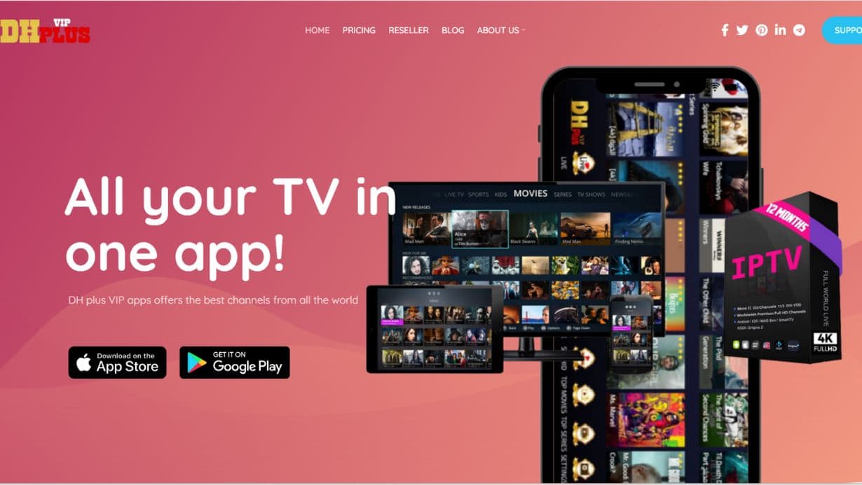 3 Months Free with a 1-Year Subscription to dhplusvip IPTV